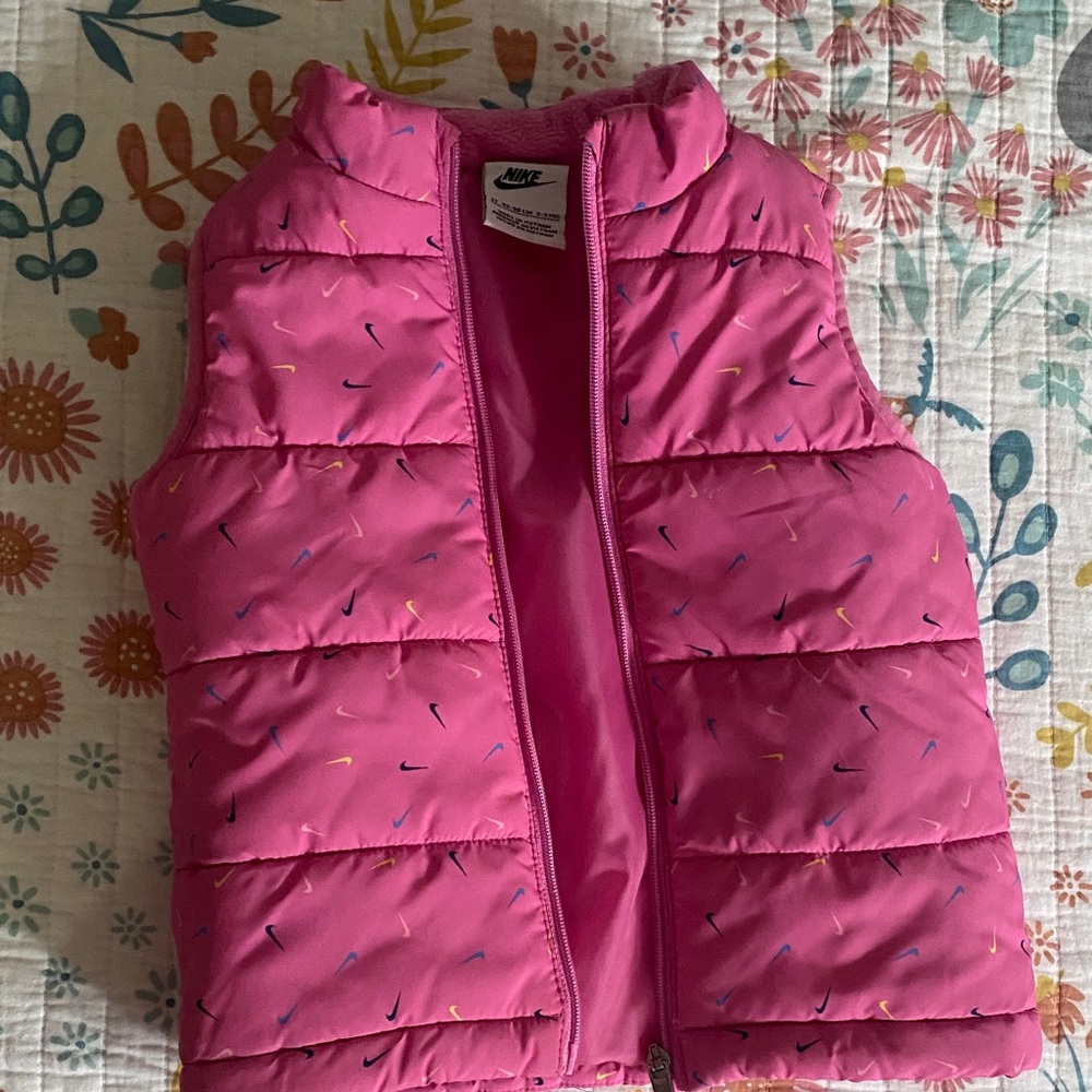 Nike Vibrant Pink Puffer Vest